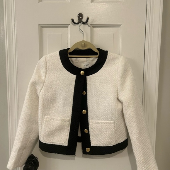 J. Crew Jackets & Blazers - J. Crew Lady Jacket with Black Trim